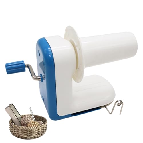 Manueller Garnknäuelwickler, kompakter Garnwickler, Garnknäuel, Webkugelwickler, Garnspinner, effizient für schnelles Garn, Wolle, Faserschnüre von Joberio