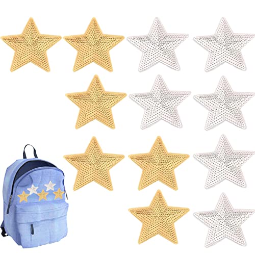 Pailletten-Flicken zum Aufbügeln mit Schmelzkleber, bestickte Applikationen, zum Aufnähen für Taschen, Rucksäcke, Jacken, Dekorationen Pailletten-Flicken zum Aufbügeln mit Schmelzkleber, bestickte Applikationen, zum Aufnähen für Taschen, Rucksäcke, Jacken, Dekorationen von Joberio