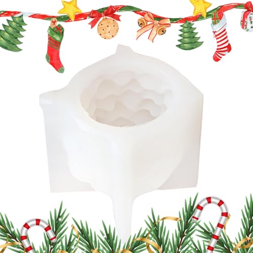 Weihnachtsbaum-Formen für Kerzen, Tannenzapfen, Silikon, Baumform, Epoxidharz, Form für Kerzen, Kunst, Handwerk, Kuchendekoration, Schokolade von Joberio