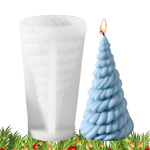 Weihnachtsbaum-Silikonform für Seife – Schokoladenform, Weihnachtsbaum-Kerzenformen für Epoxidharz, Gießen, Aromatherapie, Kerzen, von Joberio