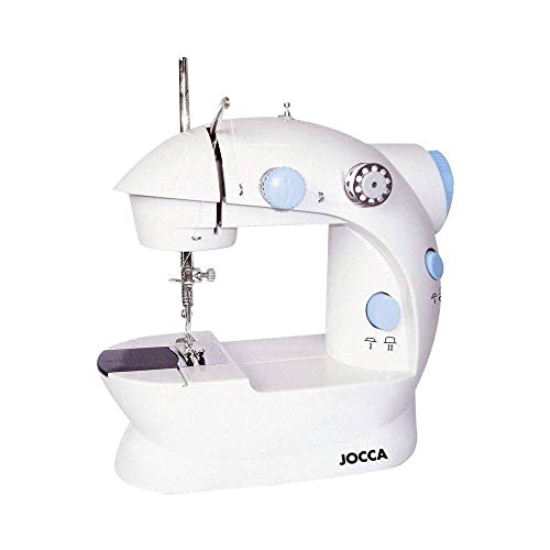 Jocca - Tragbare Nähmaschine | Elektrische Mini-Nähmaschine | Einfach zu Bedienen | Doppelstich | 2 Geschwindigkeiten und Fußpedal | Kinder-Nähmaschine Jocca - Tragbare Nähmaschine | Elektrische Mini-Nähmaschine | Einfach zu Bedienen | Doppelstich | 2 Geschwindigkeiten und Fußpedal | Kinder-Nähmaschine von Jocca
