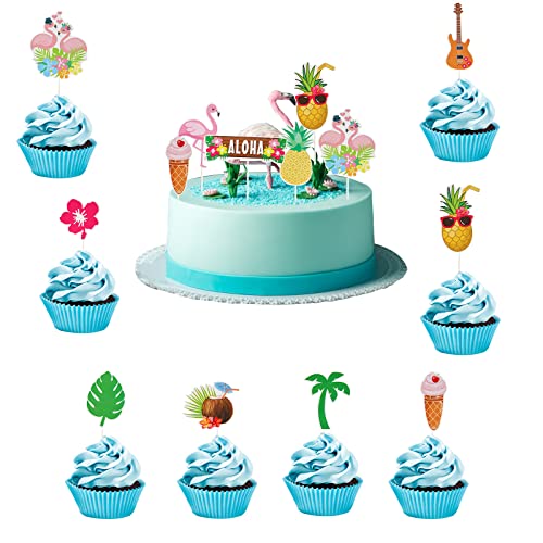 14 Stück Tropische Tortendeko Flamingo Cupcake Toppers Aloha Kuchen Toppers Picks 11 Styles Kuchen Zahnstocher Dekoration für Sommer Hawaii Luau Strand Hochzeit Geburtstag Thematisch Party Zubehör 14 Stück Tropische Tortendeko Flamingo Cupcake Toppers Aloha Kuchen Toppers Picks 11 Styles Kuchen Zahnstocher Dekoration für Sommer Hawaii Luau Strand Hochzeit Geburtstag Thematisch Party Zubehör von Jodsen