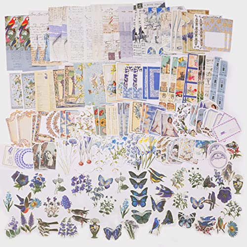 200 Stück Vintage Scrapbooking Aufkleber Set,Ästhetische Dekoratives Aufkleber,Retro Journal Zubehör,Washi Sticker DIY Kunst Basteln,Natürliche Tiere Blumen,zum Sammelalbum Fotoalbum Album Tagebuch 200 Stück Vintage Scrapbooking Aufkleber Set,Ästhetische Dekoratives Aufkleber,Retro Journal Zubehör,Washi Sticker DIY Kunst Basteln,Natürliche Tiere Blumen,zum Sammelalbum Fotoalbum Album Tagebuch von Jodsen