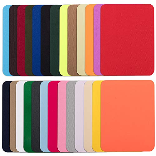 Jeans-Flicken zum Aufbügeln, 26 Farben, ohne Nähen, Reparatur-Set für Jeans, DIY-Dekoration, 12,7 x 9,7 cm, Stoffapplikationen zum Basteln, Nähen, für Kinder, Mädchen, Jacken Jeans-Flicken zum Aufbügeln, 26 Farben, ohne Nähen, Reparatur-Set für Jeans, DIY-Dekoration, 12,7 x 9,7 cm, Stoffapplikationen zum Basteln, Nähen, für Kinder, Mädchen, Jacken von Jodsen