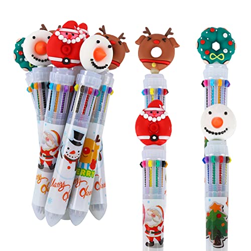 Weihnachten Kugelschreiber 12 Stück Mehrfarbig Stifte Weihnachtsbaum Schneemann Weihnachtsmann Rentier 10-in-1 Marker Stift Einziehbar für Weihnachten Party Geschenk Büro Studenten Schreibwaren Bedarf Weihnachten Kugelschreiber 12 Stück Mehrfarbig Stifte Weihnachtsbaum Schneemann Weihnachtsmann Rentier 10-in-1 Marker Stift Einziehbar für Weihnachten Party Geschenk Büro Studenten Schreibwaren Bedarf von Jodsen