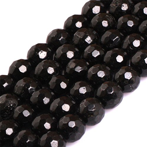 AAA Grade Echte Natürliche facettierte Edelsteine Perlen für Schmuckherstellung Strand 38,1 cm 6mm/Round Black Tourmaline AAA Grade Echte Natürliche facettierte Edelsteine Perlen für Schmuckherstellung Strand 38,1 cm 6mm/Round Black Tourmaline von Joe Foreman