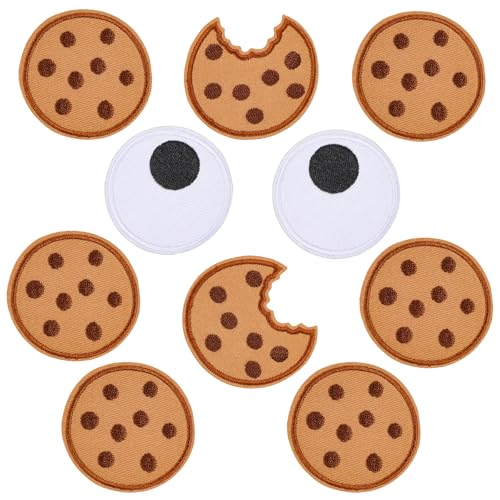 10Pcs Keks Stickerei Kleidung Patch,DIY Keks Stickerei Patch Nähen Handwerk DekorationKeks,Cookies Kekse Bestickter Stoffaufkleber,Aufnäher Cookie Patches zum Aufnähen Karneval 10Pcs Keks Stickerei Kleidung Patch,DIY Keks Stickerei Patch Nähen Handwerk DekorationKeks,Cookies Kekse Bestickter Stoffaufkleber,Aufnäher Cookie Patches zum Aufnähen Karneval von Jognee