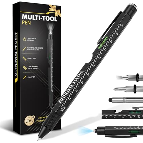 Johiux Geschenke für Papa Weihnachtsgeschenke für Papa,9 IN 1 Multifunktions Kugelschreiber Gadgets für Männer,Vatertagsgeschenke für Papa, Geburtstagsgeschenke Lustige kleine Geschenke für Papa. Johiux Geschenke für Papa Weihnachtsgeschenke für Papa,9 IN 1 Multifunktions Kugelschreiber Gadgets für Männer,Vatertagsgeschenke für Papa, Geburtstagsgeschenke Lustige kleine Geschenke für Papa. von Johiux