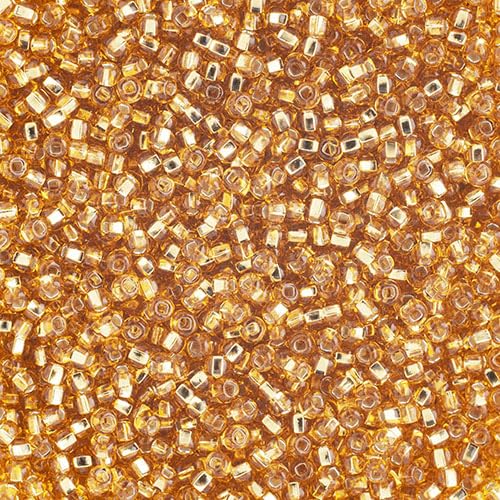 John Bead Tschechische Rocailles-Perlen, 10/0, silberfarben, 100 g von John Bead