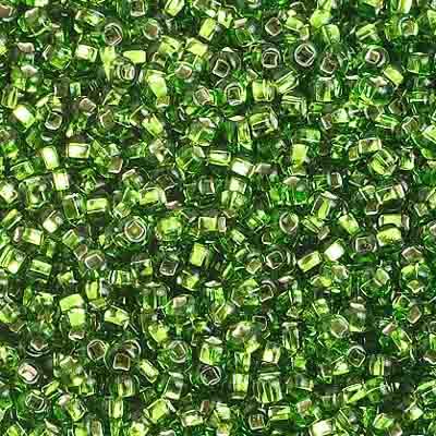 John Bead Tschechische Rocailles-Perlen, 10/0, silberfarbener Rand, Chartreuse, 100 g John Bead Tschechische Rocailles-Perlen, 10/0, silberfarbener Rand, Chartreuse, 100 g von John Bead