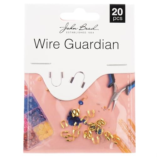 John Bead Wire Guardian 4x4mm 20/Pkg-Gold John Bead Wire Guardian 4x4mm 20/Pkg-Gold von John Bead