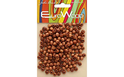 John Bead Wood Beads Round 6mm Light Brown John Bead Wood Beads Round 6mm Light Brown von John Bead