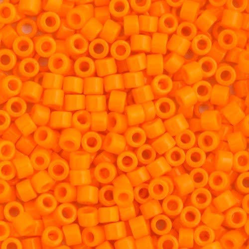 Miyuki Delica 11/0 DB1133 Orange Mandarine, blickdicht, 50 g, Beutel mit japanischen Glasperlen Miyuki Delica 11/0 DB1133 Orange Mandarine, blickdicht, 50 g, Beutel mit japanischen Glasperlen von John Bead