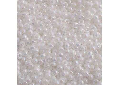 Miyuki Japanische Glasperlen, 22 g, 11/0, Weiß Miyuki Japanische Glasperlen, 22 g, 11/0, Weiß von John Bead