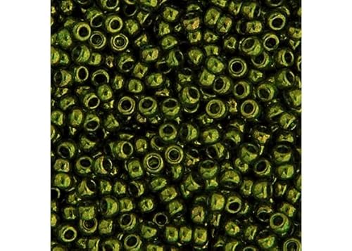 Olive Gold Glanz Farbe -0306, Miyuki Rocailles 11/0, 22 g Tube Olive Gold Glanz Farbe -0306, Miyuki Rocailles 11/0, 22 g Tube von John Bead