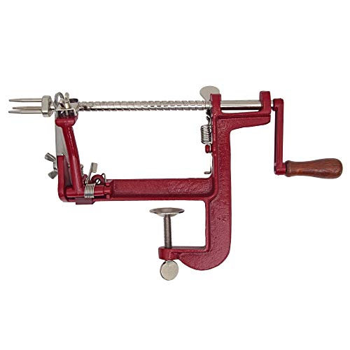 Johnny Apple Peeler VKP1011 Schäler aus Gusseisen, Rot/Ausflug, einfarbig (Getaway Solids) von Johnny Apple Peeler