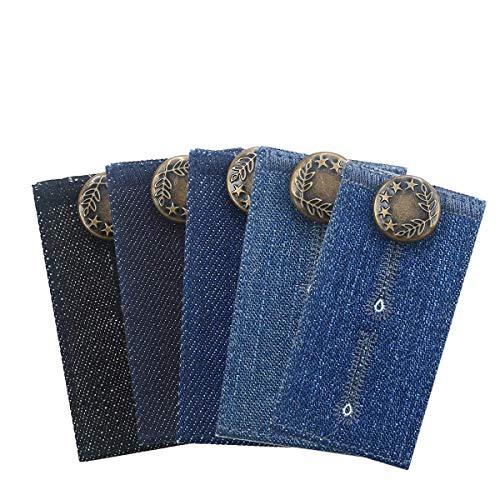 Johnson & Smith Bundverlängerung | Knopfverlängerung für Hosen | Denim-Material | 5 Farbtöne | Premium-Metallknöpfe | 2 Knopflöcher | Knopfverlängerung für Jeans Johnson & Smith Bundverlängerung | Knopfverlängerung für Hosen | Denim-Material | 5 Farbtöne | Premium-Metallknöpfe | 2 Knopflöcher | Knopfverlängerung für Jeans von Johnson & Smith