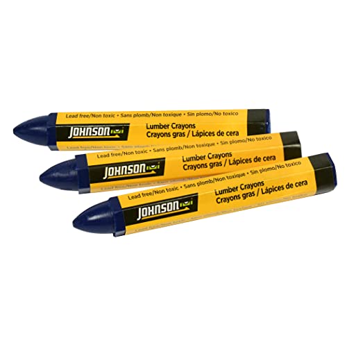 Johnson Level & Tool 40-0654 Holzkreide, Blau, 3 Stück Johnson Level & Tool 40-0654 Holzkreide, Blau, 3 Stück von Johnson