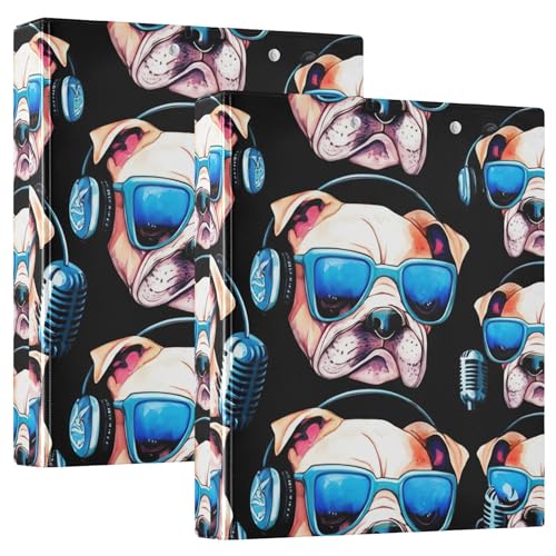Benutzerdefinierte lustige Bulldogge schwarze 3-Ringordner, 3,8 cm, für 200 Blatt, Notizbuch, Ordner, Druck, runder Ring, Büroordner, 31,5 x 27 x 6 cm, 1 Packung Benutzerdefinierte lustige Bulldogge schwarze 3-Ringordner, 3,8 cm, für 200 Blatt, Notizbuch, Ordner, Druck, runder Ring, Büroordner, 31,5 x 27 x 6 cm, 1 Packung von Joitme