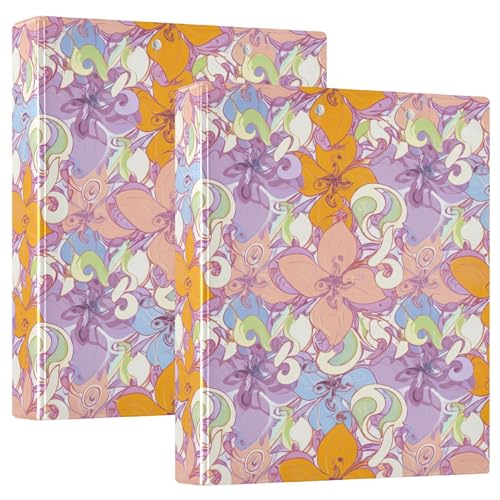 Bunte Frühlingsblumen, 3,8 cm, 3 Ringordner, für 200 Blatt, 3 Ringordner, Druck, runder Ring, Playbill Ordner, 31,5 x 27 x 6 cm, 1 Packung Bunte Frühlingsblumen, 3,8 cm, 3 Ringordner, für 200 Blatt, 3 Ringordner, Druck, runder Ring, Playbill Ordner, 31,5 x 27 x 6 cm, 1 Packung von Joitme