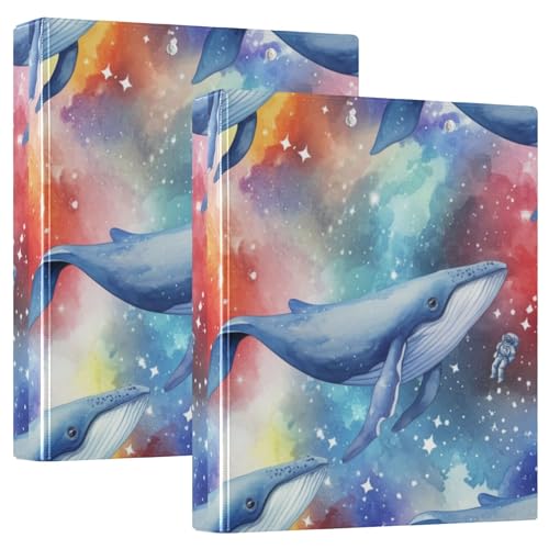 Custom Galaxy Wales Rainbow 3-Ringbuch, 3,8 cm, für 200 Blatt, Notizbuch, Ordner, Druck, runder Ring, Playbill Binder, 31,5 x 27 x 6 cm, 1 Packung Custom Galaxy Wales Rainbow 3-Ringbuch, 3,8 cm, für 200 Blatt, Notizbuch, Ordner, Druck, runder Ring, Playbill Binder, 31,5 x 27 x 6 cm, 1 Packung von Joitme