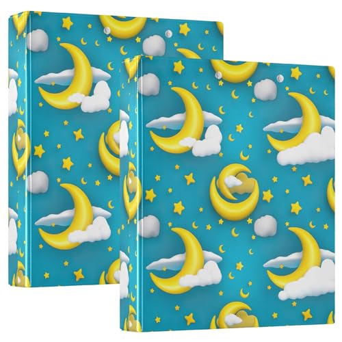 Klemmbrettbinder, 3,8 cm, für 200 Blatt, Klemmbrett, rund, 31,5 x 27 x 6 cm, 2 Stück von Joitme
