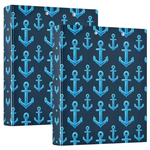 Nautische Anker-Ordner mit 3 Ringen, 3,8 cm, für 200 Blatt, niedliche Portfolio-Mappen, Blumenmuster, rund, Ringbuch, 31,5 x 27 x 6 cm, 1 Stück Nautische Anker-Ordner mit 3 Ringen, 3,8 cm, für 200 Blatt, niedliche Portfolio-Mappen, Blumenmuster, rund, Ringbuch, 31,5 x 27 x 6 cm, 1 Stück von Joitme