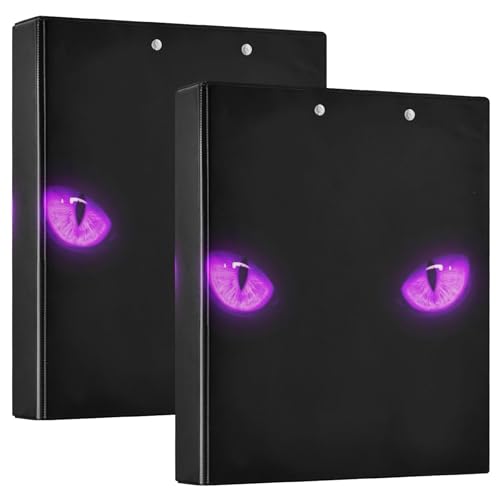 Neon Eyes 3,8 cm 3-Ringordner für 200 Blatt, niedliche Portfolio-Ordner, runder Ring, Rezeptbuch, 31,5 x 27 x 6 cm, 1 Packung Neon Eyes 3,8 cm 3-Ringordner für 200 Blatt, niedliche Portfolio-Ordner, runder Ring, Rezeptbuch, 31,5 x 27 x 6 cm, 1 Packung von Joitme
