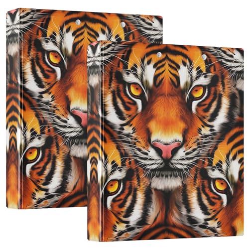 Personalisierbare, faszinierende Tiger-Ordner, 3,8 cm, 3 Ringe für 200 Blatt, Notizbuch, runder Ringordner, 31,5 x 27 x 6 cm, 1 Packung Personalisierbare, faszinierende Tiger-Ordner, 3,8 cm, 3 Ringe für 200 Blatt, Notizbuch, runder Ringordner, 31,5 x 27 x 6 cm, 1 Packung von Joitme