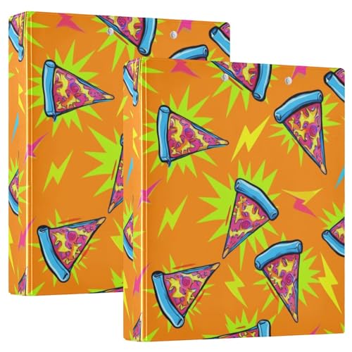 Personalisierbarer Ordner mit Cartoon-Pizza-Orange, 3,8 cm, 3 Ringe, für 200 Blatt, Klemmbrett, runder Ring, robuster Ordner, 31,5 x 27 x 6 cm, 1 Stück Personalisierbarer Ordner mit Cartoon-Pizza-Orange, 3,8 cm, 3 Ringe, für 200 Blatt, Klemmbrett, runder Ring, robuster Ordner, 31,5 x 27 x 6 cm, 1 Stück von Joitme