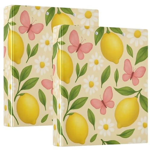 Personalisierbares Ringbuch mit 3 Ringen, 3,8 cm, für 200 Blatt, 3 Ringordner, runder Ringordner, 31,5 x 27 x 6 cm, 2 Stück Personalisierbares Ringbuch mit 3 Ringen, 3,8 cm, für 200 Blatt, 3 Ringordner, runder Ringordner, 31,5 x 27 x 6 cm, 2 Stück von Joitme