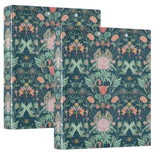 Personalisierte Ordner mit Blumenblättern, 3,8 cm, 3 Ringe, 200 Blatt, Klemmbrett, Ringbuch, runder Ringbuch, 31,5 x 27 x 6 cm, 1 Stück Personalisierte Ordner mit Blumenblättern, 3,8 cm, 3 Ringe, 200 Blatt, Klemmbrett, Ringbuch, runder Ringbuch, 31,5 x 27 x 6 cm, 1 Stück von Joitme