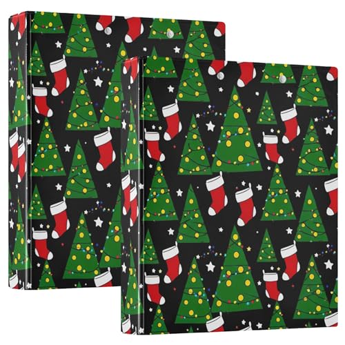 Personalisierte Weihnachtsbäume, 3,8 cm, 3 Ringbücher für 200 Blatt, Portfolio-Ring, runder Spielschein, 31,5 x 27 x 6 cm, 1 Packung Personalisierte Weihnachtsbäume, 3,8 cm, 3 Ringbücher für 200 Blatt, Portfolio-Ring, runder Spielschein, 31,5 x 27 x 6 cm, 1 Packung von Joitme