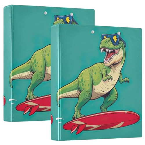 Personalisierter, cooler grüner Rex-Rex-Dinosaurier-3-Ringbuch, 3,8 cm, für 200 Blatt, 3 Ringordner, runder Ringplaner, 31,5 x 27 x 6 cm, 1 Packung Personalisierter, cooler grüner Rex-Rex-Dinosaurier-3-Ringbuch, 3,8 cm, für 200 Blatt, 3 Ringordner, runder Ringplaner, 31,5 x 27 x 6 cm, 1 Packung von Joitme