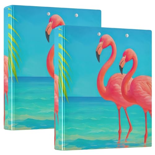 Ringbuch mit 3 Ringen, türkis, wasserrosa Flamingos, 3,8 cm, für 200 Blatt, niedliches Klemmbrett, Blumenmuster, rund, Rezeptbuch, 31,5 x 27 x 6 cm, 1 Packung Ringbuch mit 3 Ringen, türkis, wasserrosa Flamingos, 3,8 cm, für 200 Blatt, niedliches Klemmbrett, Blumenmuster, rund, Rezeptbuch, 31,5 x 27 x 6 cm, 1 Packung von Joitme