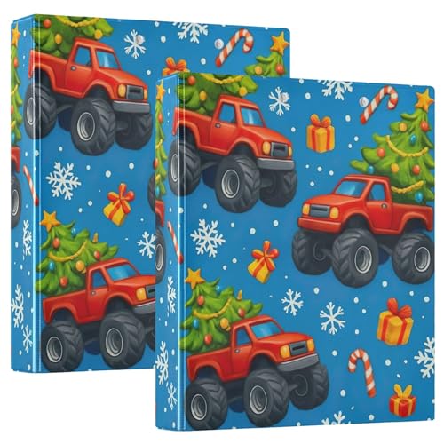 Weihnachtsbuch mit roten LKWs, 3,8 cm, 3 Ringe, 200 Blatt, Tierdrucke, Klemmbrett, runder Ringbuch, Büroordner, 31,5 x 27 x 6 cm, 1 Stück Weihnachtsbuch mit roten LKWs, 3,8 cm, 3 Ringe, 200 Blatt, Tierdrucke, Klemmbrett, runder Ringbuch, Büroordner, 31,5 x 27 x 6 cm, 1 Stück von Joitme