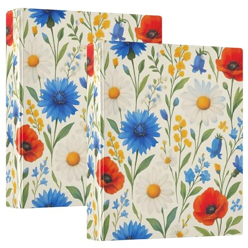 Wildflowers Botanical Beige, 3,8 cm Ordner, 3 Ringe für 200 Blatt, Kunstdruck, 3 Ringordner, runder Ringplaner, 31,5 x 27 x 6 cm, 1 Packung Wildflowers Botanical Beige, 3,8 cm Ordner, 3 Ringe für 200 Blatt, Kunstdruck, 3 Ringordner, runder Ringplaner, 31,5 x 27 x 6 cm, 1 Packung von Joitme