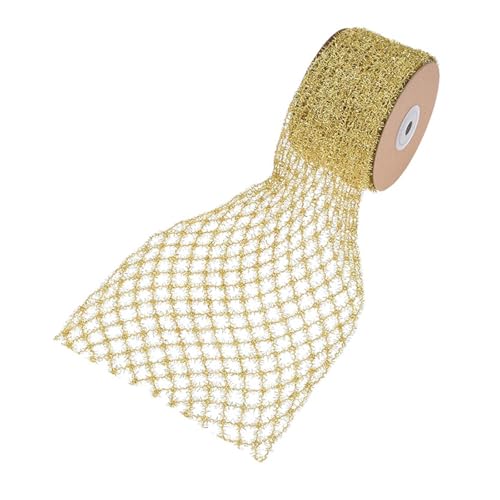 1 Rolle Drahtband, dehnbar, Weihnachtsband für Schleifen, Geschenkverpackungen, Kranz, DIY, Blumenstrauß, Heimdekoration, Gold 1 Rolle Drahtband, dehnbar, Weihnachtsband für Schleifen, Geschenkverpackungen, Kranz, DIY, Blumenstrauß, Heimdekoration, Gold von Jojomis