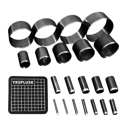 21-teiliges Kreisschneidewerkzeug Set mit Schutzmatte, Stanzformen 1mm-5,5cm für Heim-Hobbystudios, Handarbeiten und Schmuckherstellung von Jojomis
