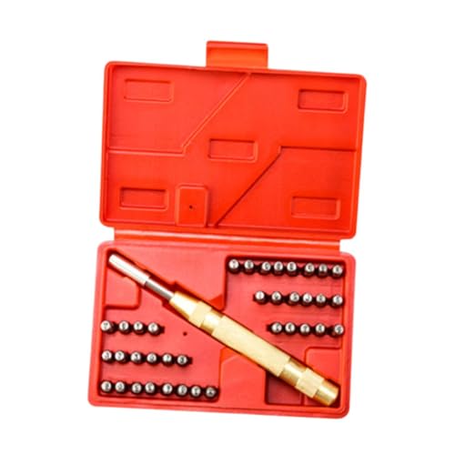 38-teiliges Metall-Buchstaben- und Zahlenstanzer-Set zum Stempeln auf Metall, Holz, Leder 38-teiliges Metall-Buchstaben- und Zahlenstanzer-Set zum Stempeln auf Metall, Holz, Leder von Jojomis