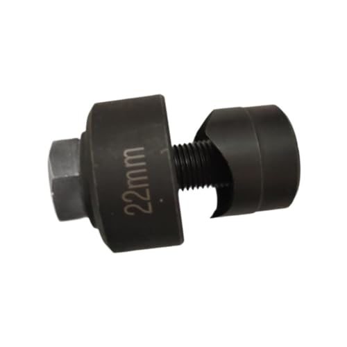Blechstanzwerkzeug, manuelles Ausschlagstanzer-Set mit 20 mm, 22 mm, 25 mm, Stanzformen für Edelstahl, Kupfer, Aluminium, Messing, 22 mm von Jojomis