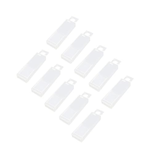 Bohrer-Aufbewahrungsbox mit verstellbaren Fächern für Spiralbohrer, Fräser, Kegelsenker, Werkzeugkasten, Teile, Organizer, Behälter, 1 mm, 4 mm, 10 Stück von Jojomis