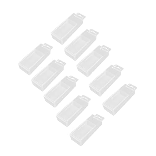 Bohrer-Aufbewahrungsbox mit verstellbaren Fächern für Spiralbohrer, Fräser, Kegelsenker, Werkzeugkasten, Teile, Organizer, Behälter, 7,6 mm, 13 mm, 10 Stück von Jojomis