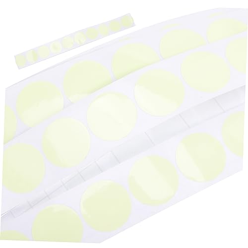 Fluoreszierende Aufkleber – 100 Stück selbstleuchtende Markierungsetiketten für Party und Sicherheit Fluoreszierende Aufkleber – 100 Stück selbstleuchtende Markierungsetiketten für Party und Sicherheit von Jojomis