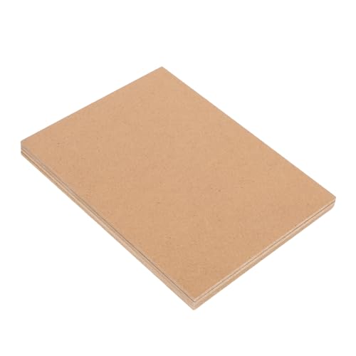 Holzgrundplatten für Tonskulpturen, hellbraune Töpferplatte, Miniatur-Modellierwerkzeuge, Aquarellmalerei und Bastelzubehör, 4 Stück von Jojomis