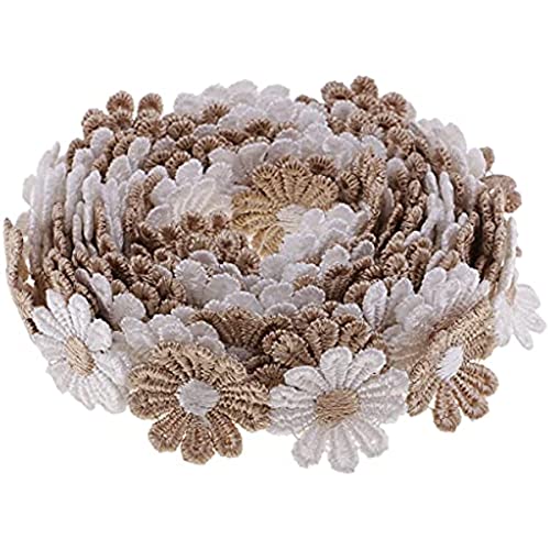 Jojomis Kleine Gänseblümchen, Sonnenblume, Dekoration, Spitze und Borten für Näh- und Bastelprojekte, 2,7 m Jojomis Kleine Gänseblümchen, Sonnenblume, Dekoration, Spitze und Borten für Näh- und Bastelprojekte, 2,7 m von Jojomis