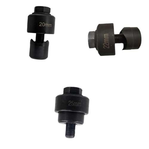 Lochschneider-Set für Metallbleche, Rohrstanzer, Lagerstahl, Elektrowerkzeug, 2 cm, 2,2 cm, 2,5 cm, 3 Stück von Jojomis