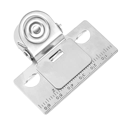 Präzisions-Maßband-Clip – Edelstahl-Linealhalter für genaue Messungen – 6,5 cm von Jojomis