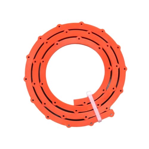 Profilstreifen für Holzbearbeitung, flexibel, gebogen, Gummi, Orange, 1 m von Jojomis