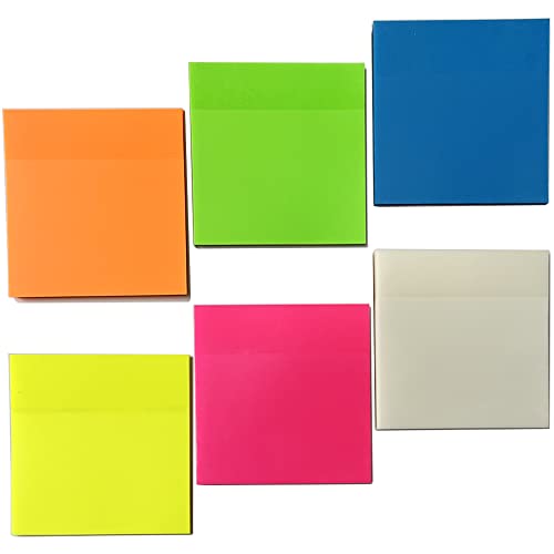 Transparente Haftnotizen, 7,6 x 7,6 cm, beschreibbar, wasserdicht, für Planer, Schule, Büro, 6 Stück Transparente Haftnotizen, 7,6 x 7,6 cm, beschreibbar, wasserdicht, für Planer, Schule, Büro, 6 Stück von Jojomis